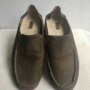 OluKai leather slip on shoes